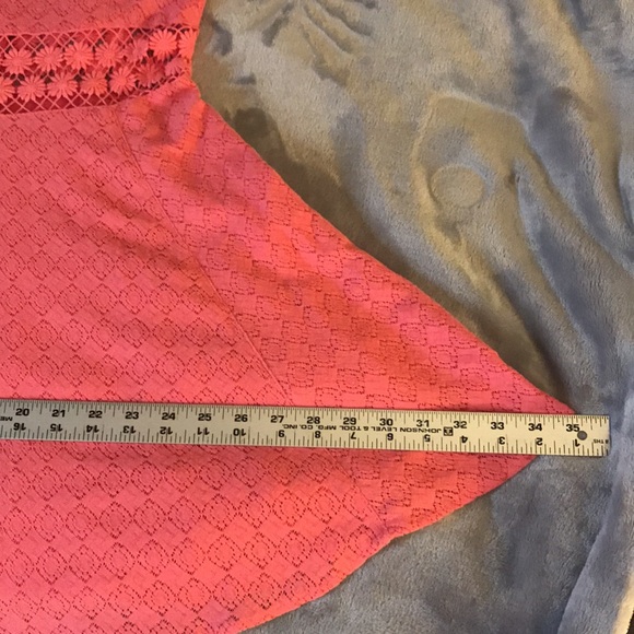 Free People Dress Daisy Pink Crochet Lace Skater size 2 - Picture 16 of 16